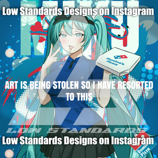 Dominos Pizza Girl Hatsune Miku #92