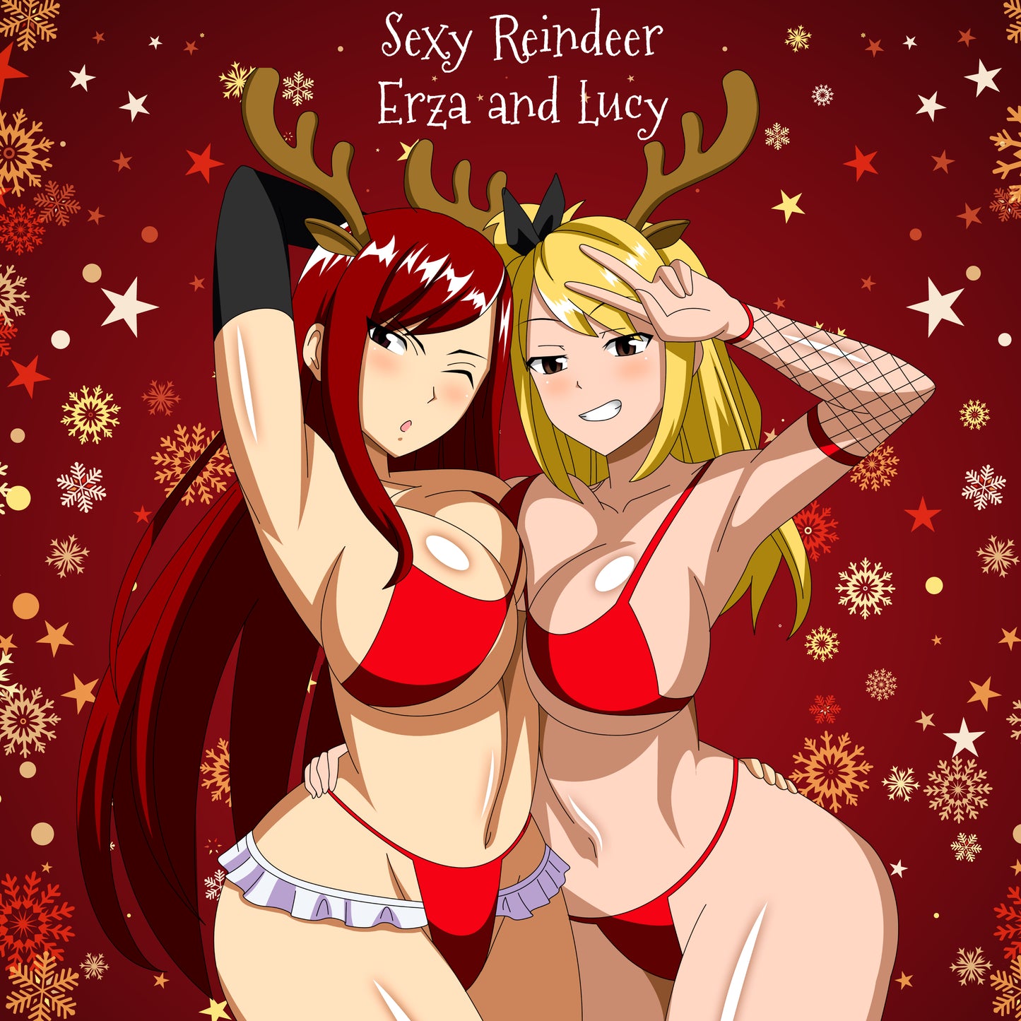 Holiday Reindeer Ezra and Lucy