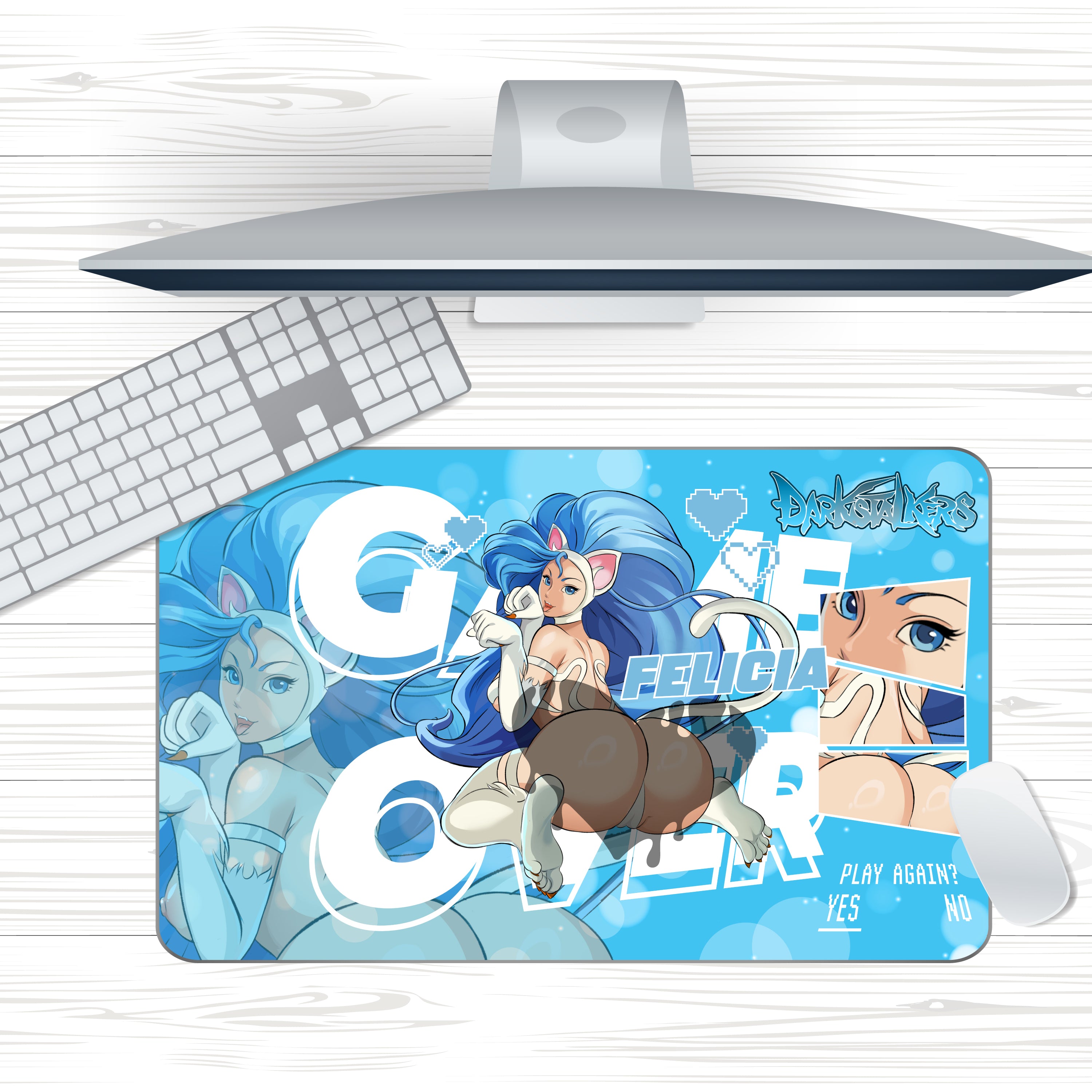 Anime Waifu Felicia Mousepad