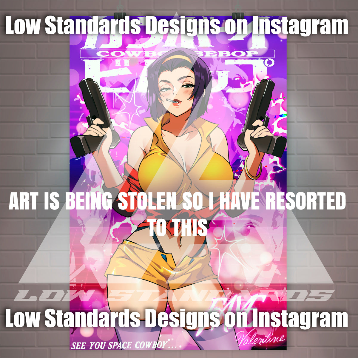 Seductive Faye Valentine <3 Poster / Wall Banner