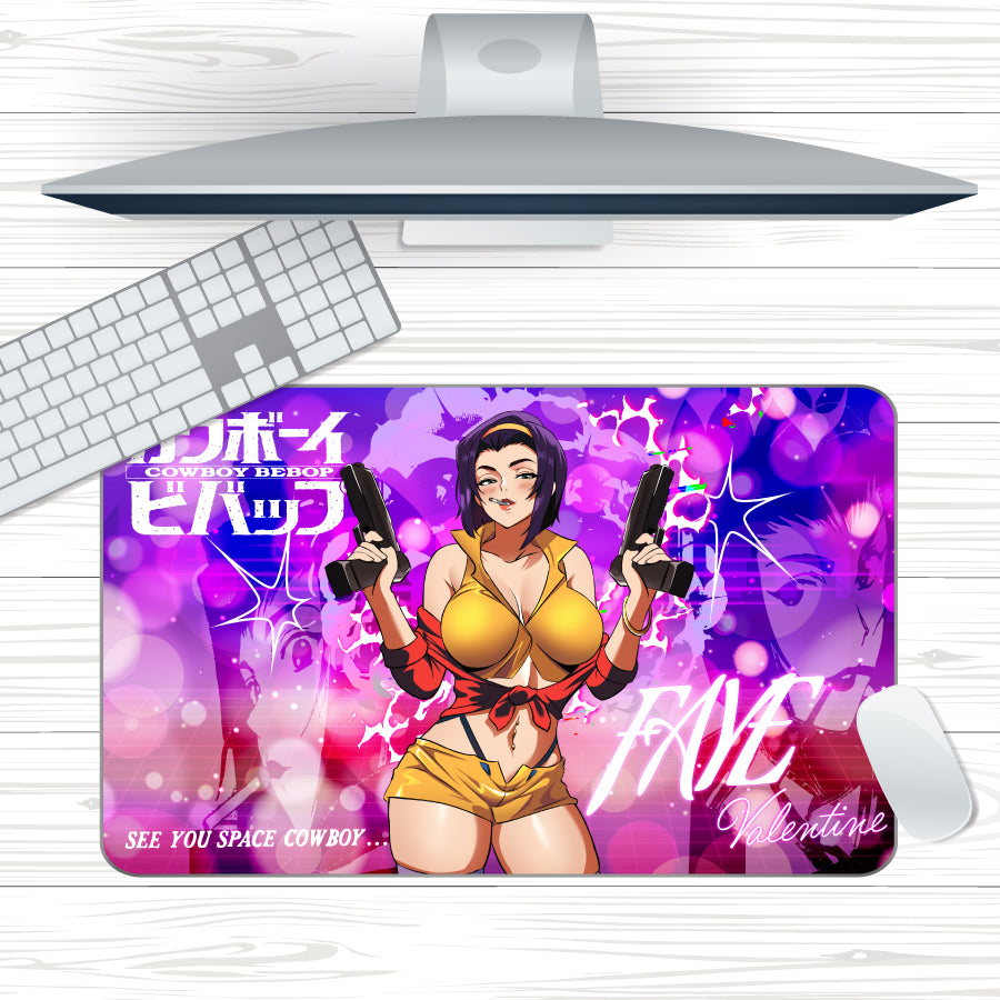 Anime Waifu Faye Valentine Mousepad