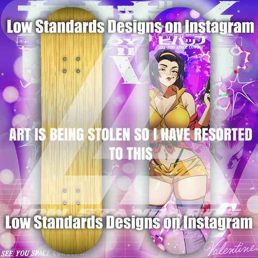 Seductive Faye Valentine <3 Skate Deck