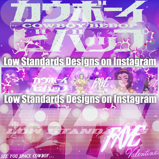 Seductive Faye Valentine <3 Windshield Banner