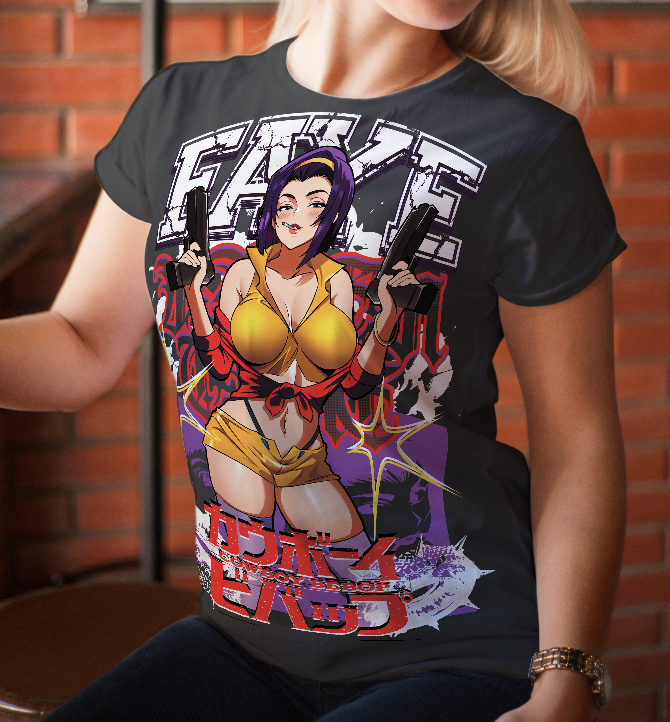 Screen Printed Apparel Faye Valentine