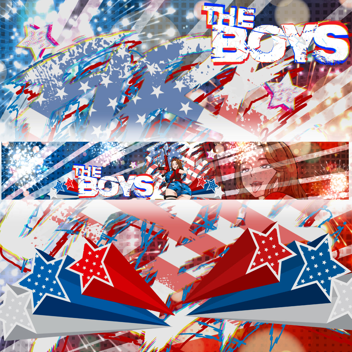 Vehicle Windshield Banner Firecracker