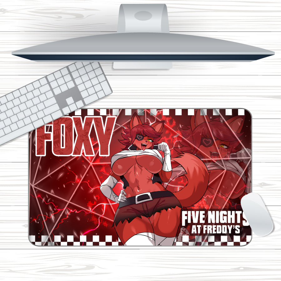 Anime Waifu Foxy Mousepad