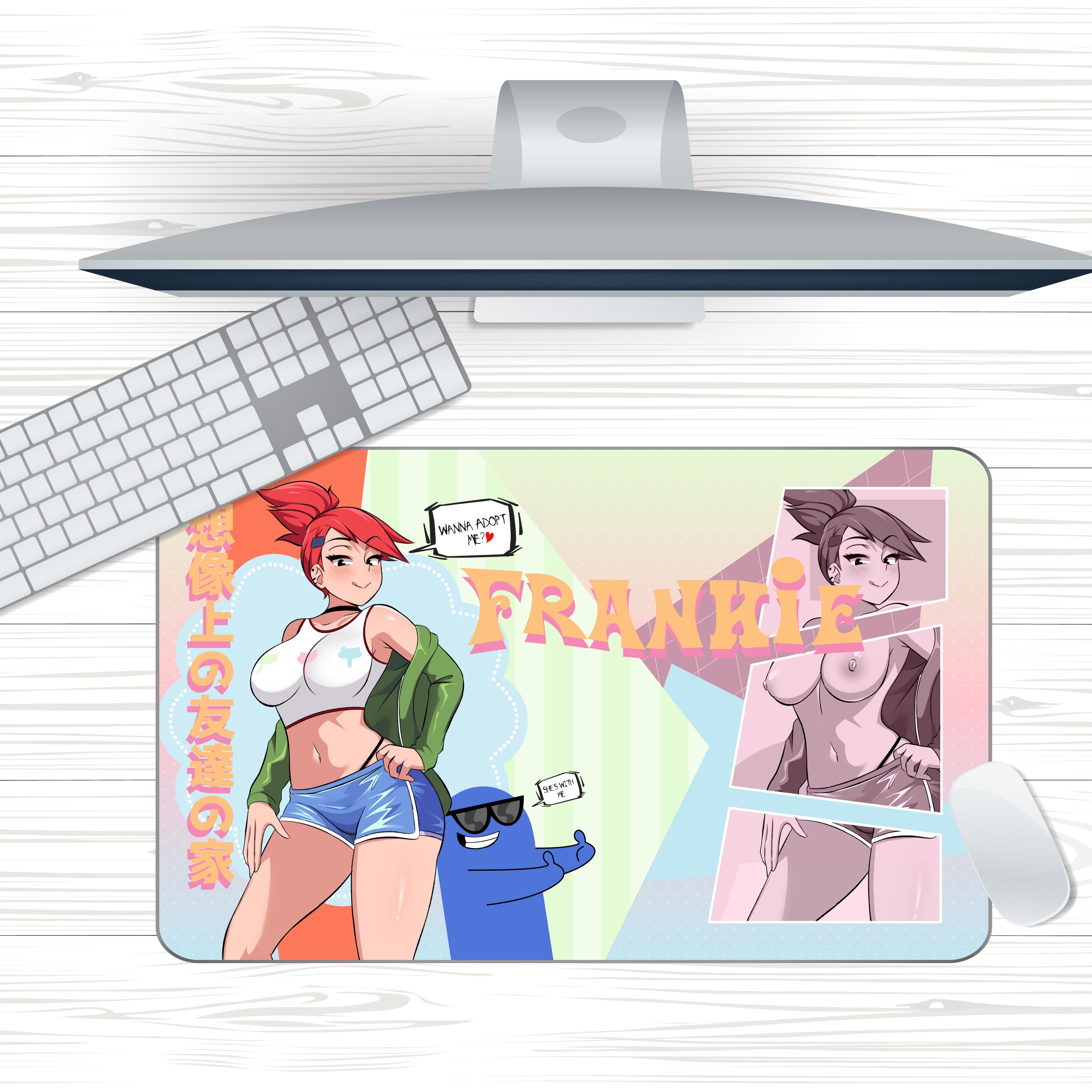 Anime Waifu Frankie Foster Mousepad