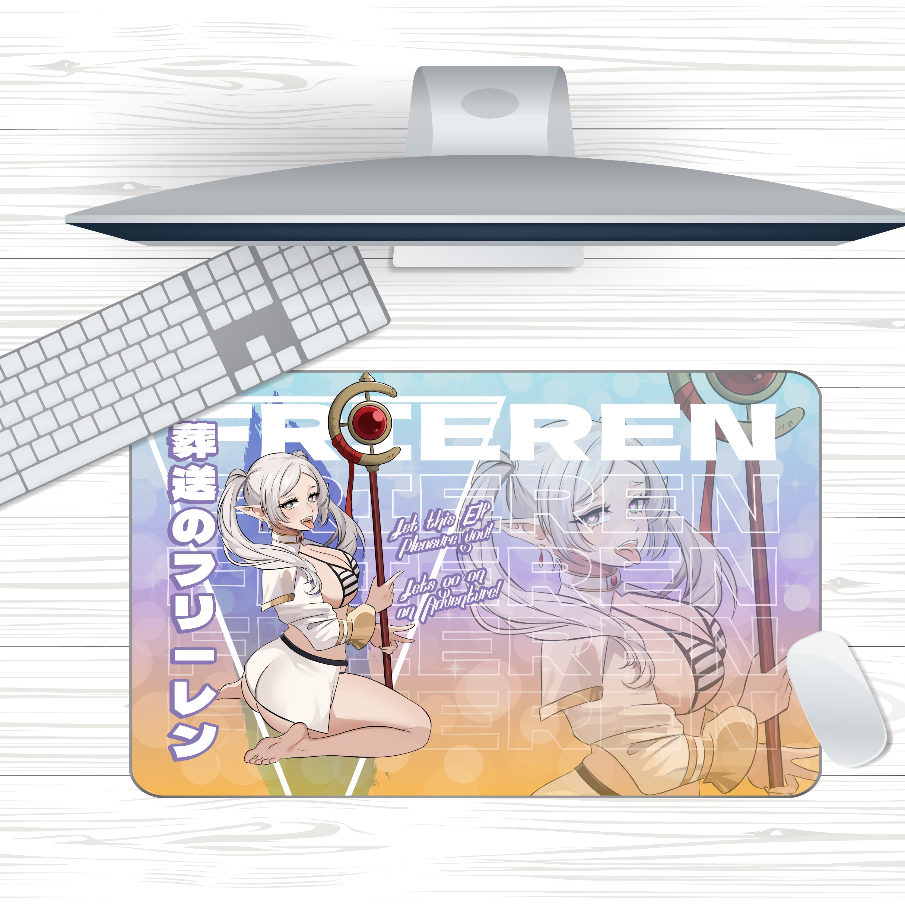 Anime Waifu Frieren Mousepad