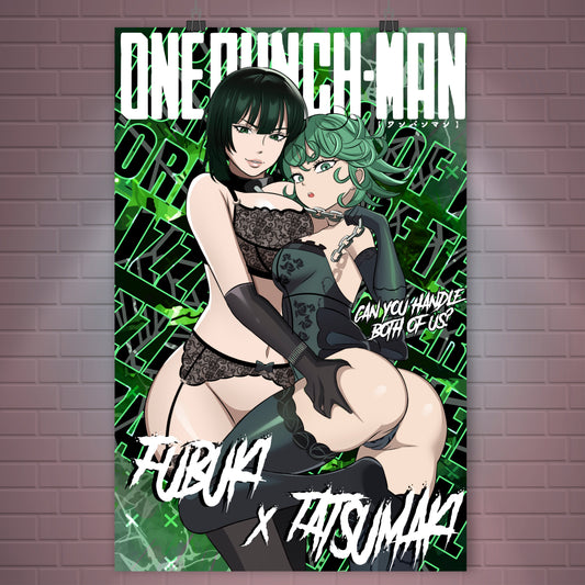 Seductive Fubuki and Tatsumaki <3 Poster / Wall Banner