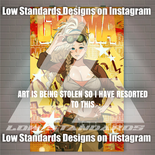 Gemma <3 MHW Poster / Wall Banner