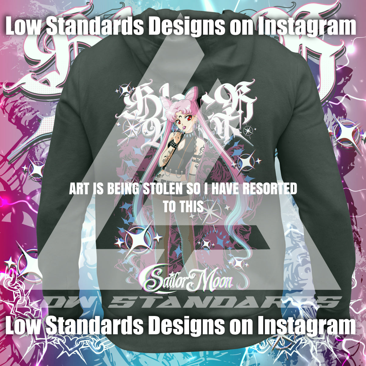 Goth Black Lady Shirt & Hoodie