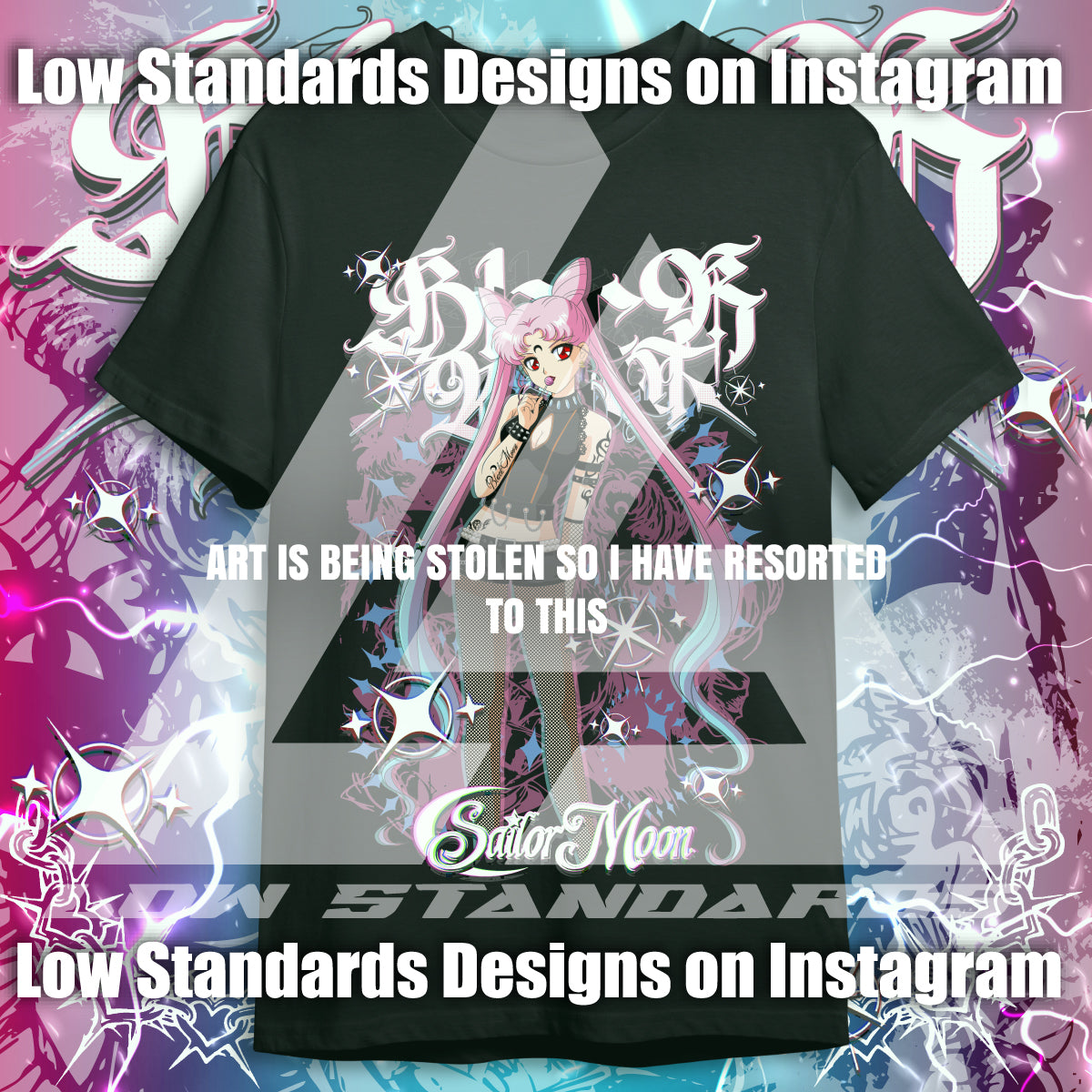 Goth Black Lady Shirt & Hoodie