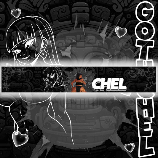 Goth Chel <3 Windshield Banner