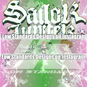 Goth Sailor Guardian Jupiter Windshield Banner