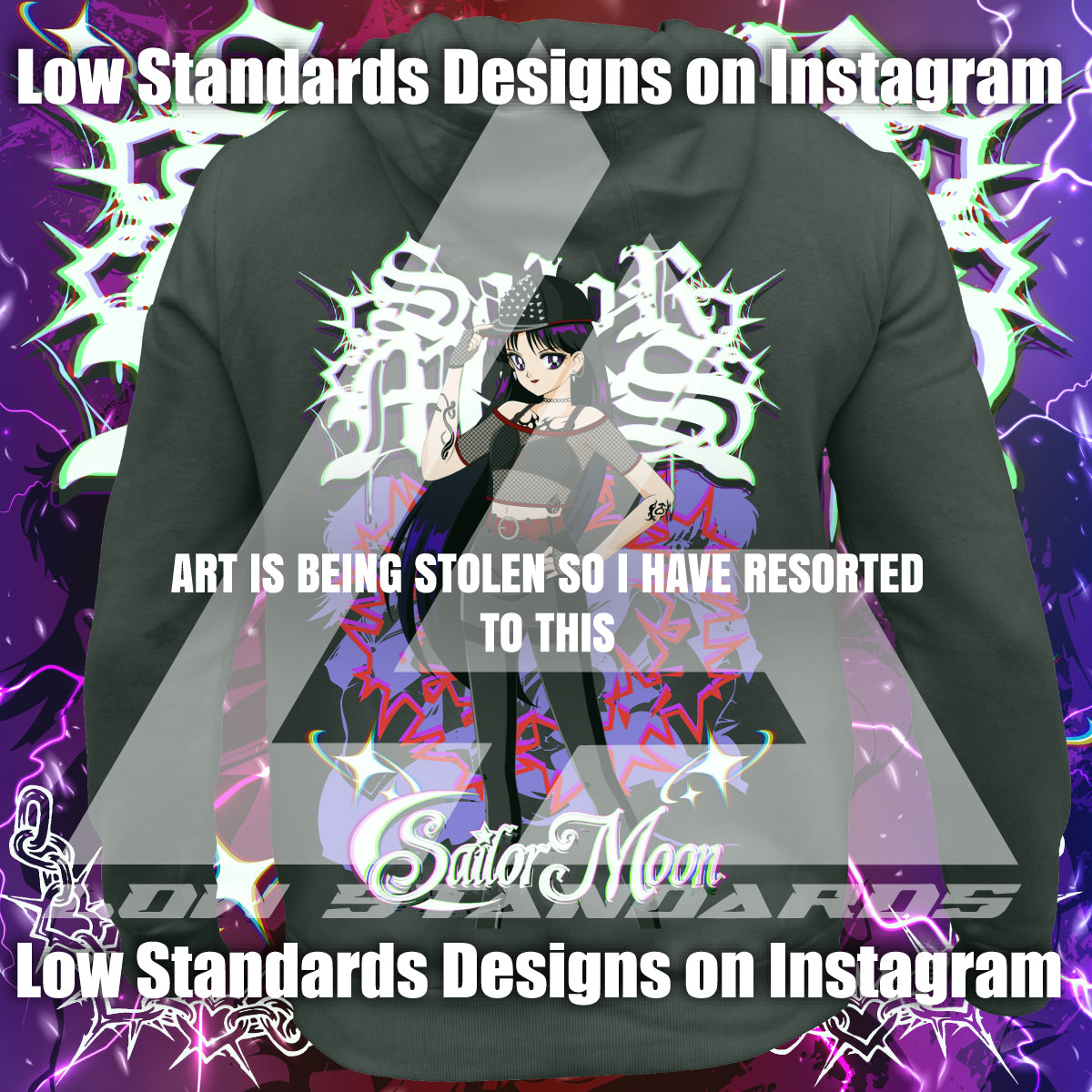 Goth Sailor Guardian Mars<3 Shirt & Hoodie