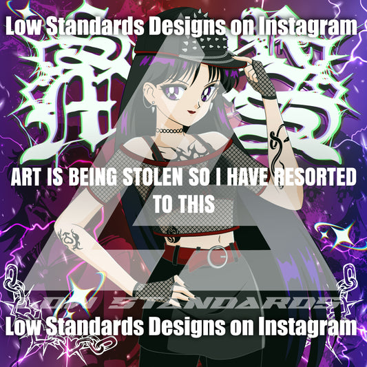 Goth Sailor Guardian Mars <3