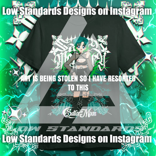 Goth Sailor Guardian Mercury<3 Shirt & Hoodie