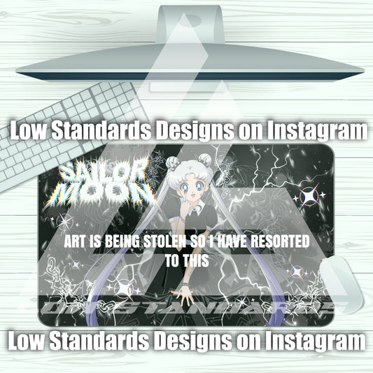 Goth Sailor Guardian Moon Mousepad