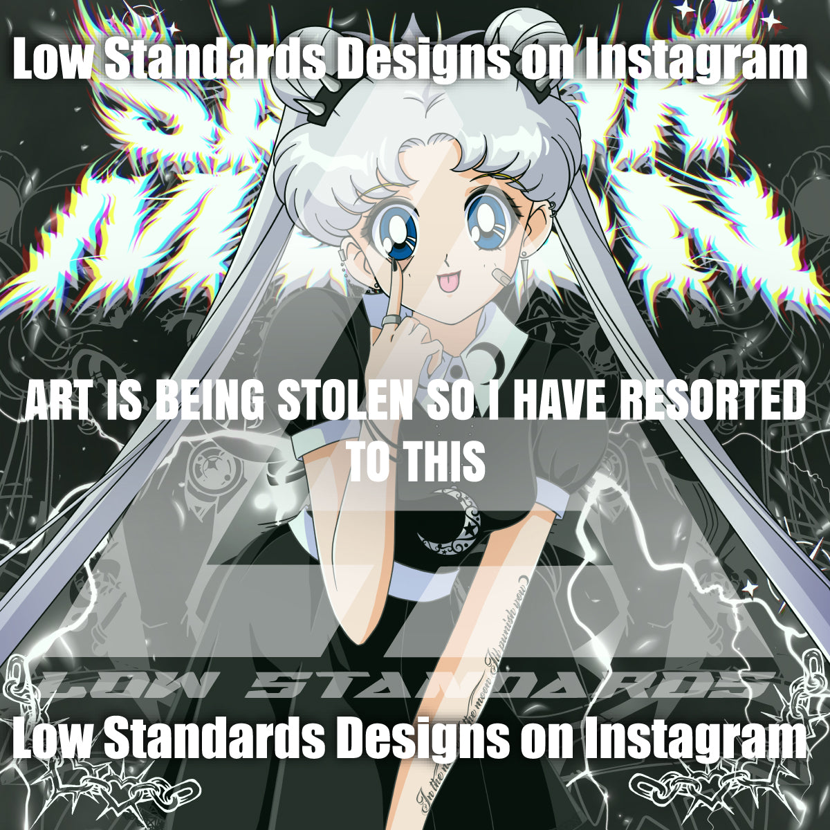 Goth Sailor Guardian Moon <3