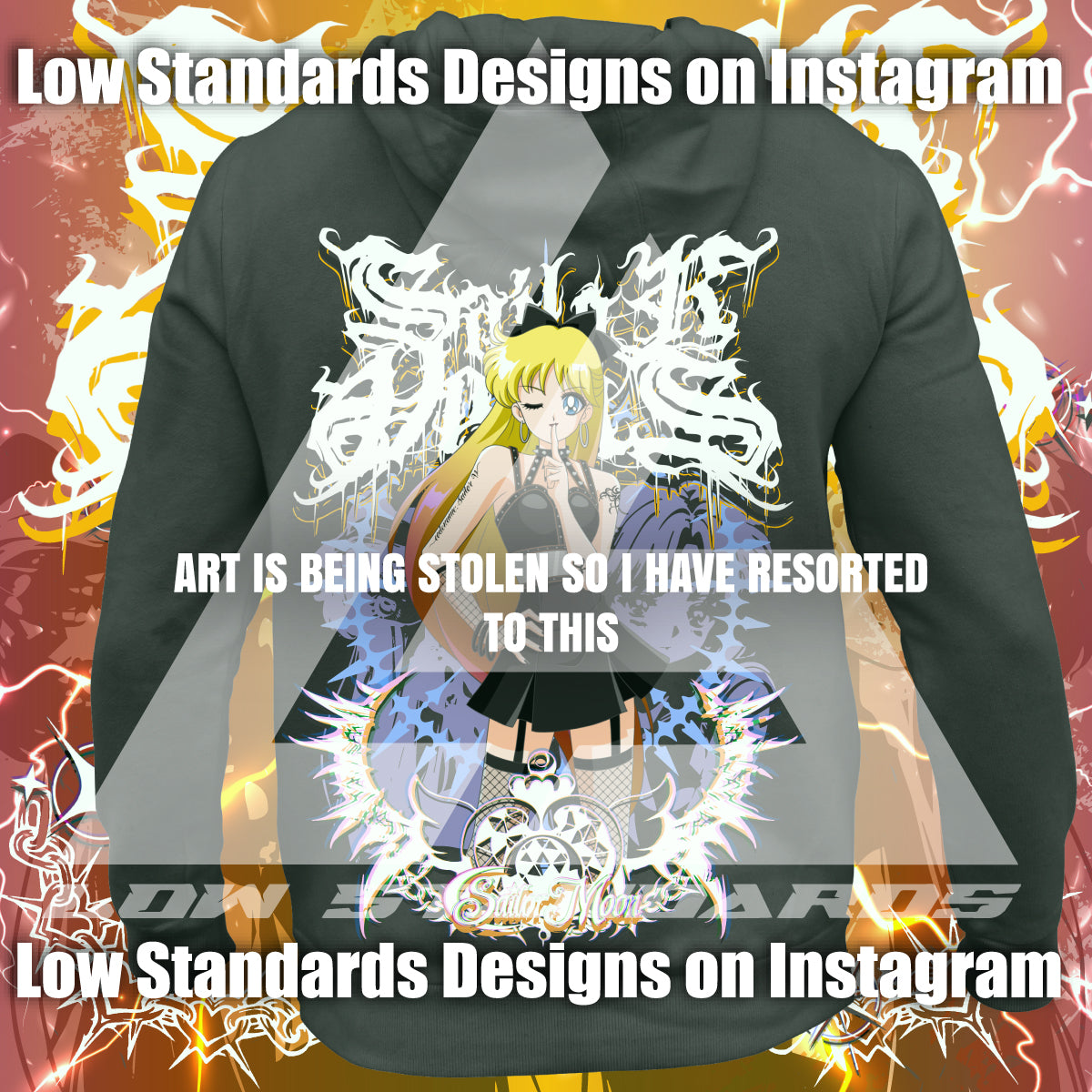 Goth Sailor Guardian Venus<3 Shirt & Hoodie