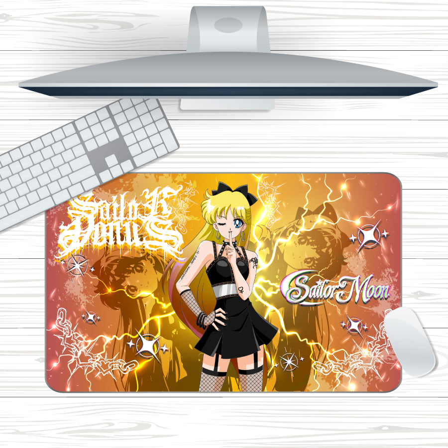 Anime Waifu Goth Guardian Venus Mousepad