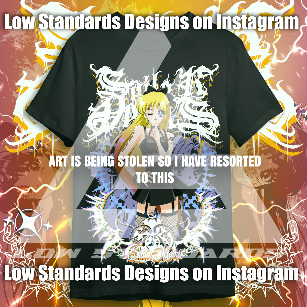 Goth Sailor Guardian Venus<3 Shirt & Hoodie