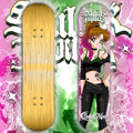 Anime Waifu Skate Deck Goth Guardian Jupiter