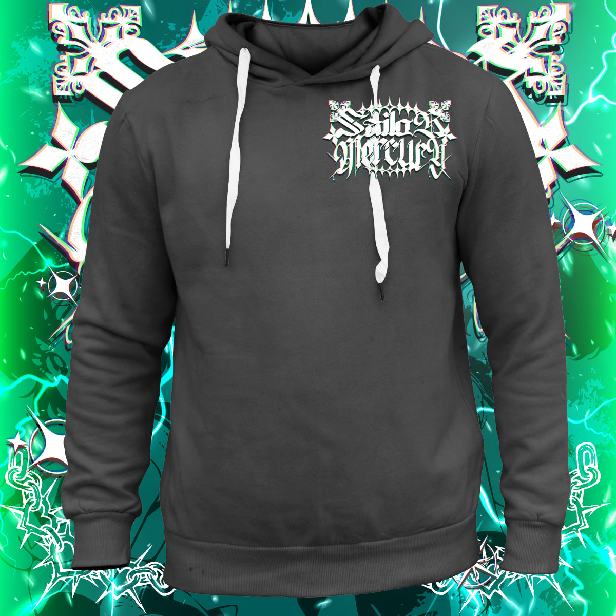 Screen Printed Apparel Goth Guardian Mercury