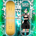 Anime Waifu Skate Deck Goth Guardian Mercury