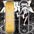 Anime Waifu Skate Deck Goth Guardian Moon
