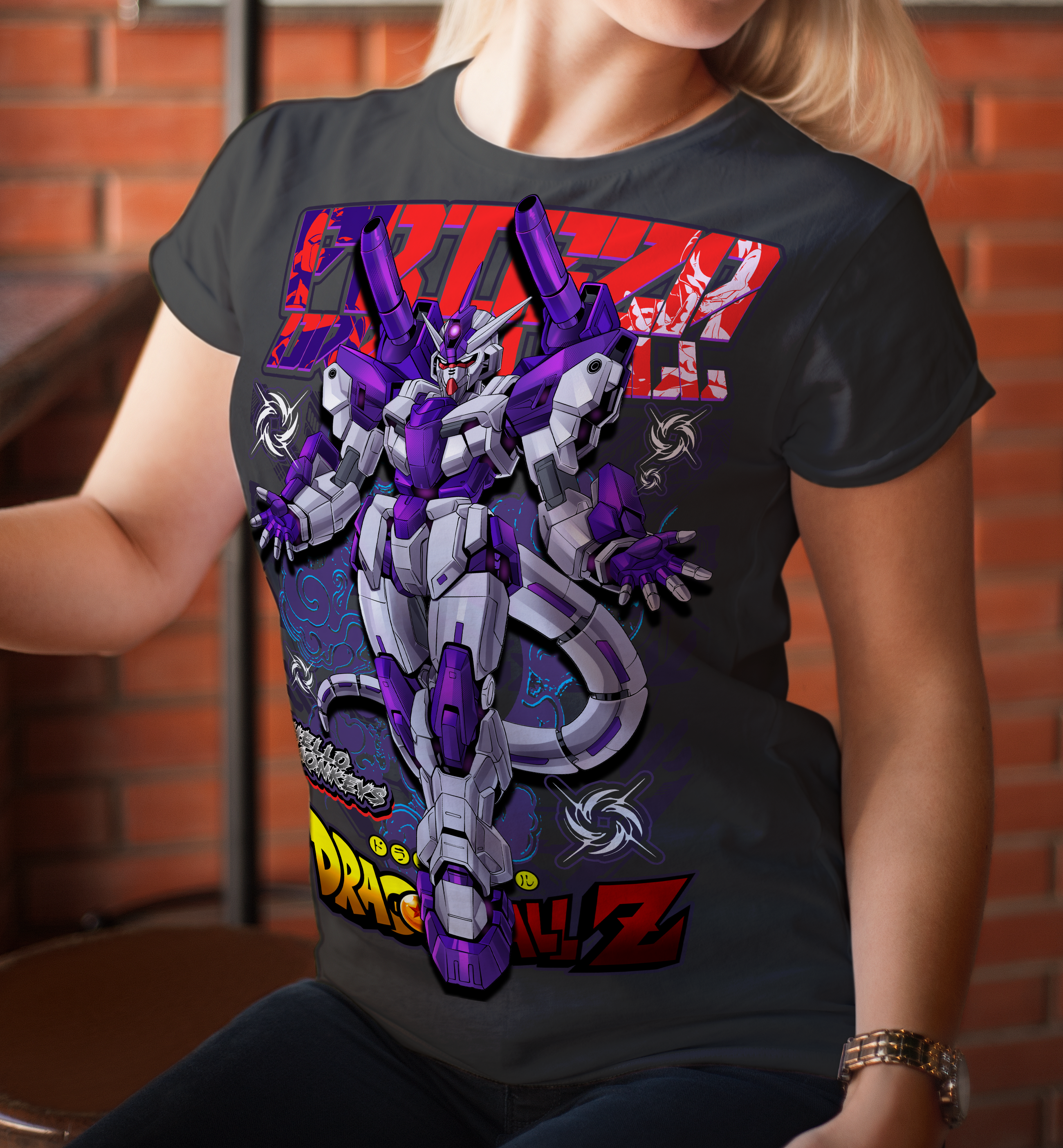 Screen Printed Apparel Gundam Frieza