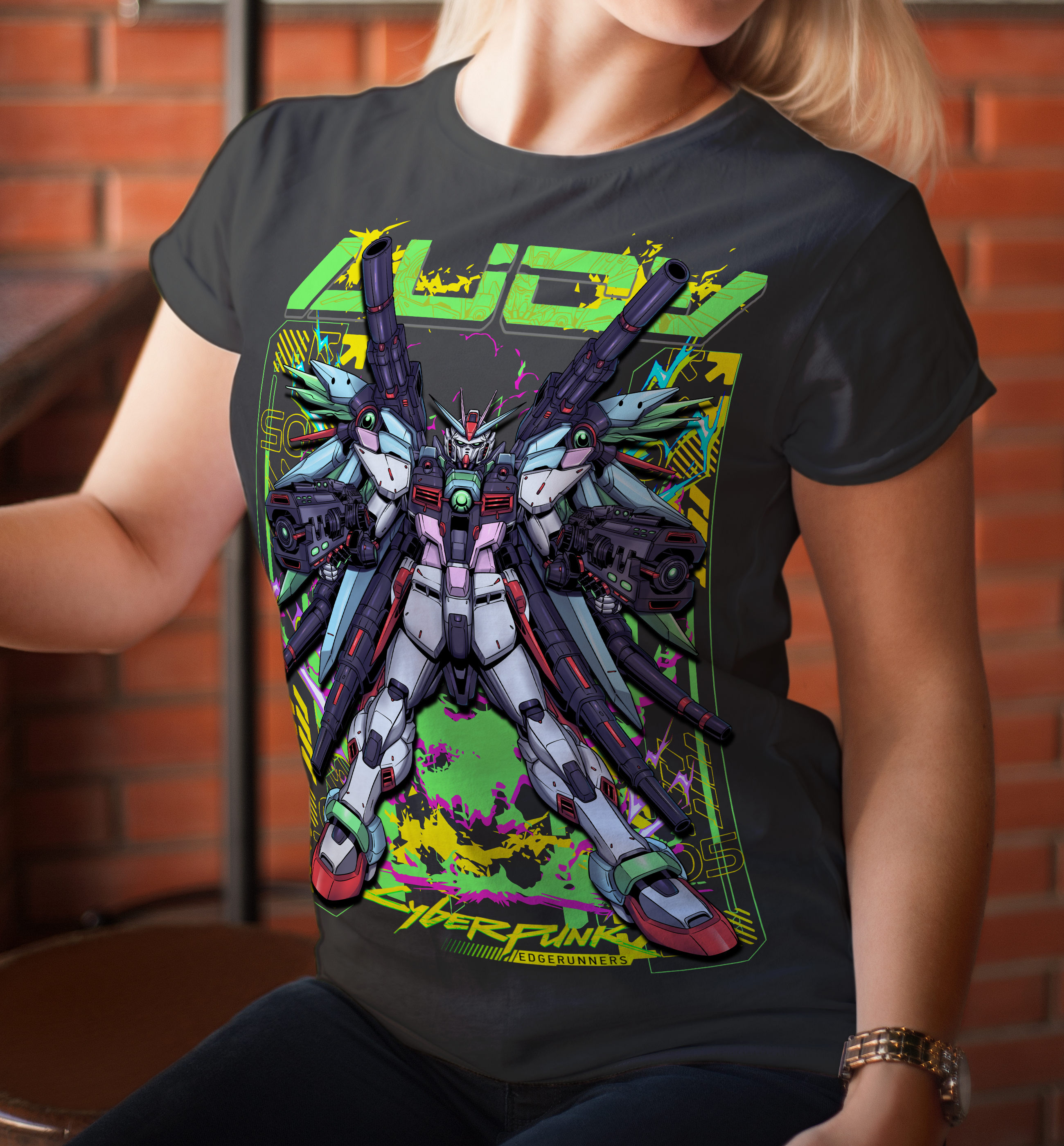 Screen Printed Apparel Gundam Lucy