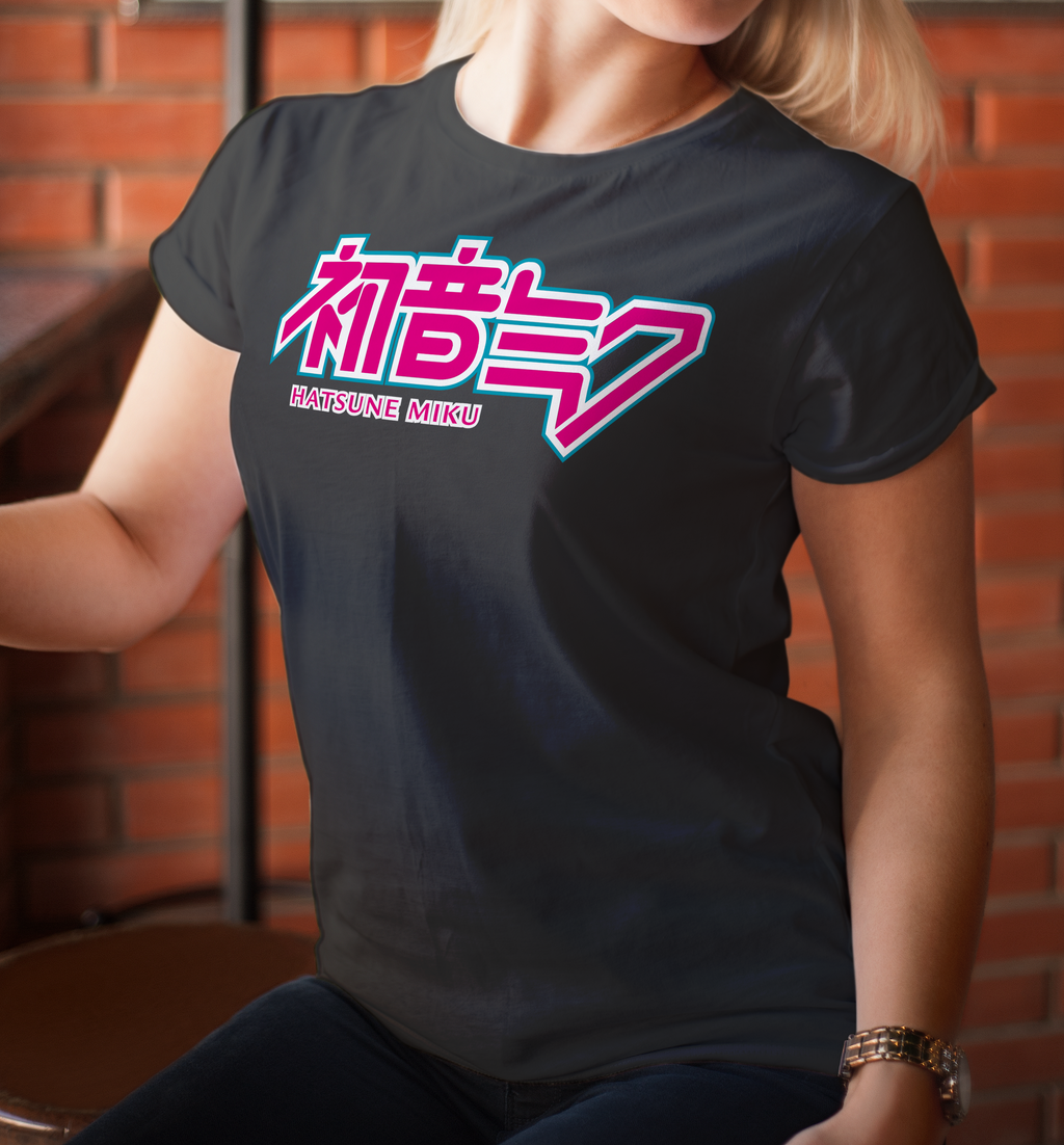 Screen Printed Apparel Gundam Hatsune Miku