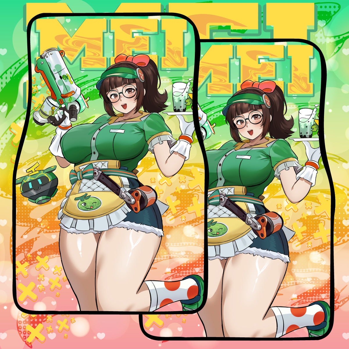 Anime Waifu Car Mats Honeydew Mai