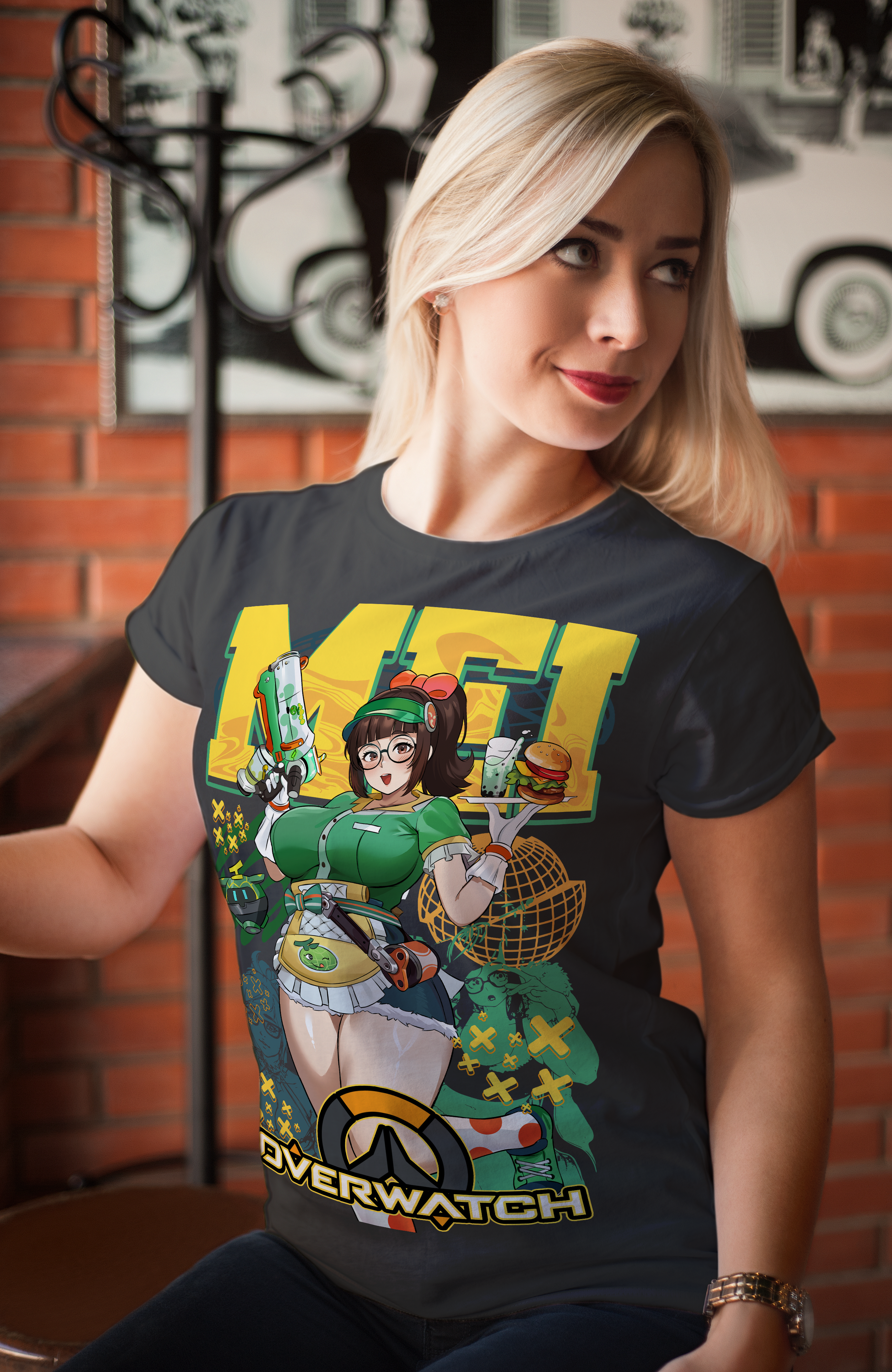 Screen Printed Apparel Honeydew Mei