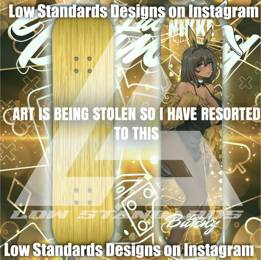 Lucky Bunny Noir <3 Skate Deck