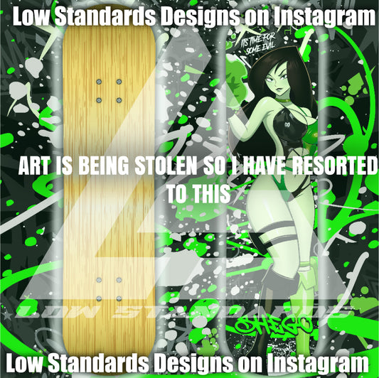 Seductive Shego <3 Skate Deck