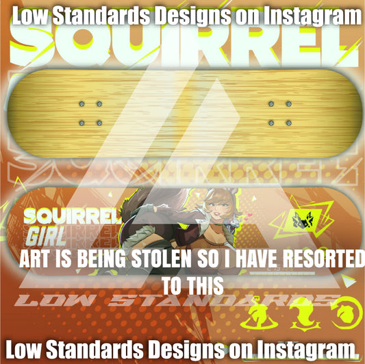 Marvel Rivals Squirrel Girl <3 Skate Deck