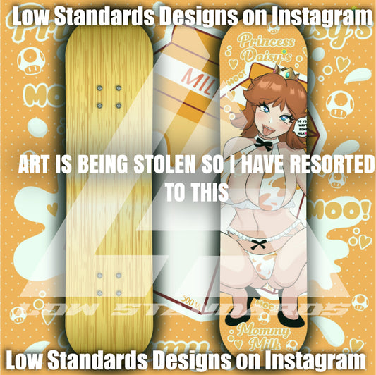 Mommy Milkers Princess Daisy <3 Skate Deck