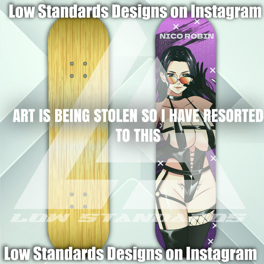 Succubus Nico Robin / Nissan Silvia Skate Deck