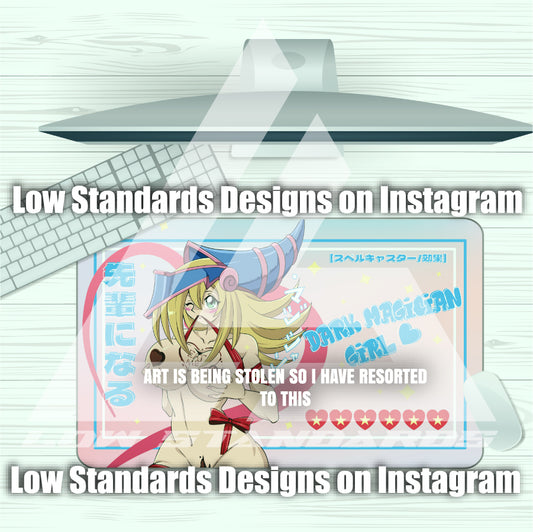 Valentine's Day Dark Magician Girl Mousepad