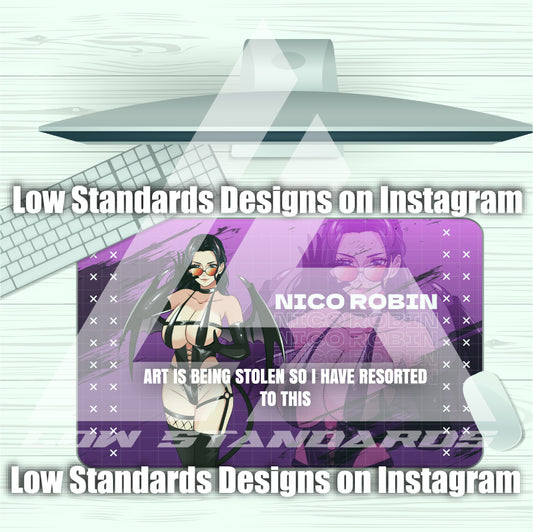 Nico Robin / Nissan Silvia Mousepad Mousepad