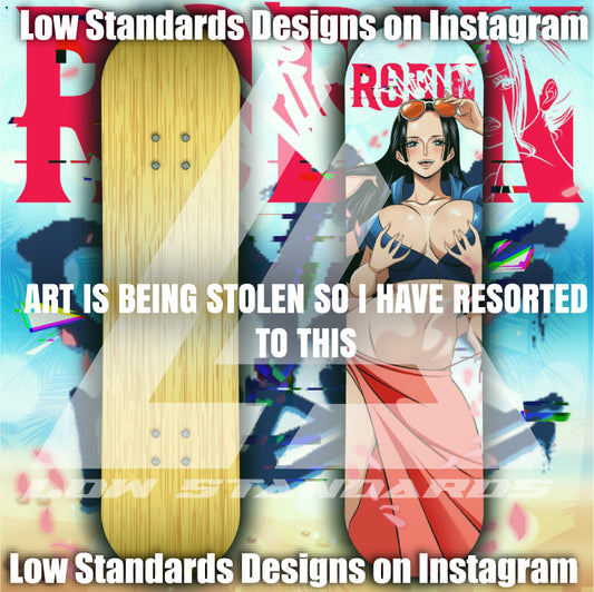 Beach Babe Nico Robin Skate Deck