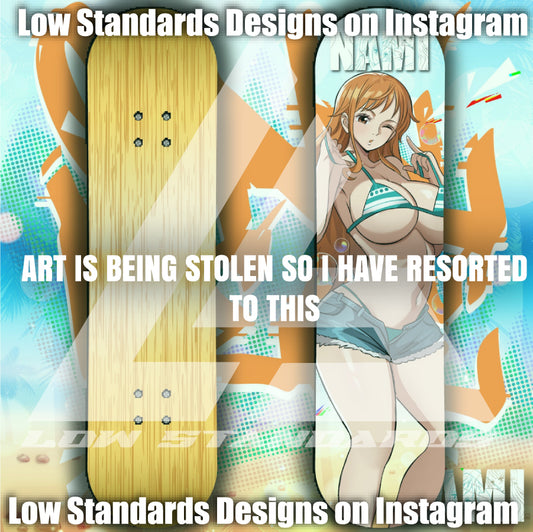 Beach Babe Nami <3 Skate Deck