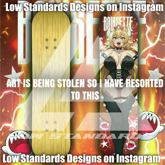 Seductive Bowsette Skate Deck
