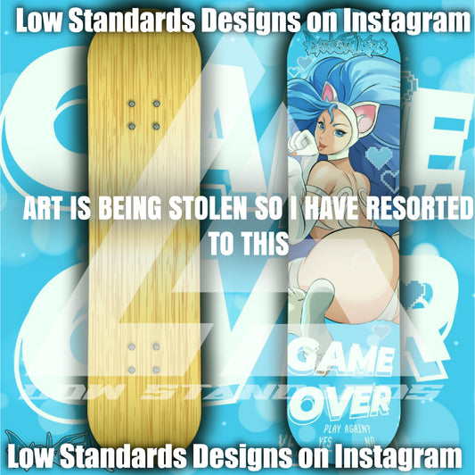 Darkstalkers Seductive Felicia <3 Skate Deck