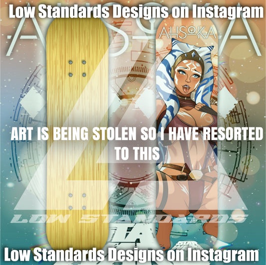 Ahegao Ahsoka Skate Deck