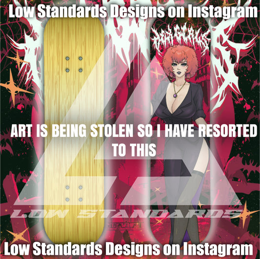 The Hex Girls Luna <3 Skate Deck