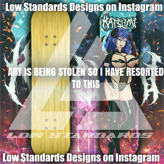 OC Succubus Katsumi <3 Skate Deck