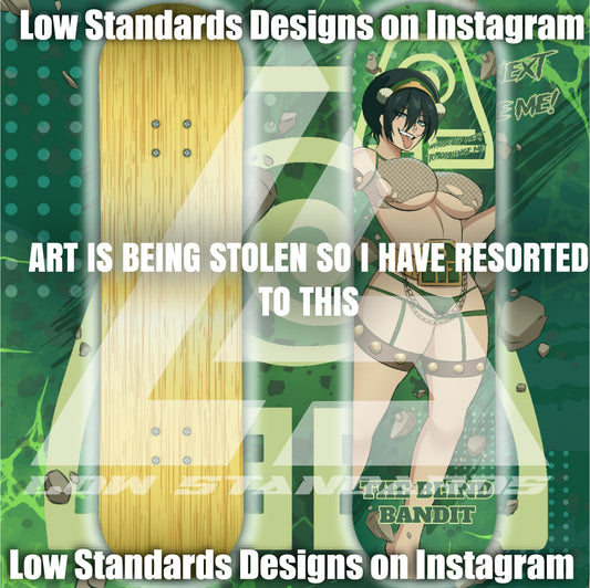 Toph The Blind Bandit Skate Deck